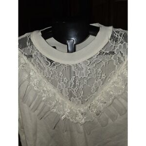 Andre by Unit Embroidered Top. Size L. Cottagecore, Lagonlook, Romantic,Academia